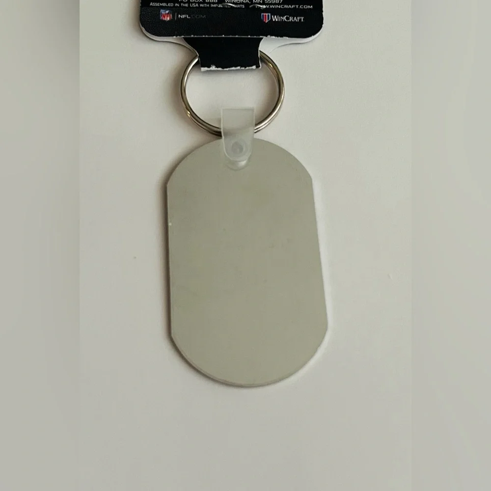 New Metal New England Patriots Keyring Team Logo WinCraft Licensed Key Football